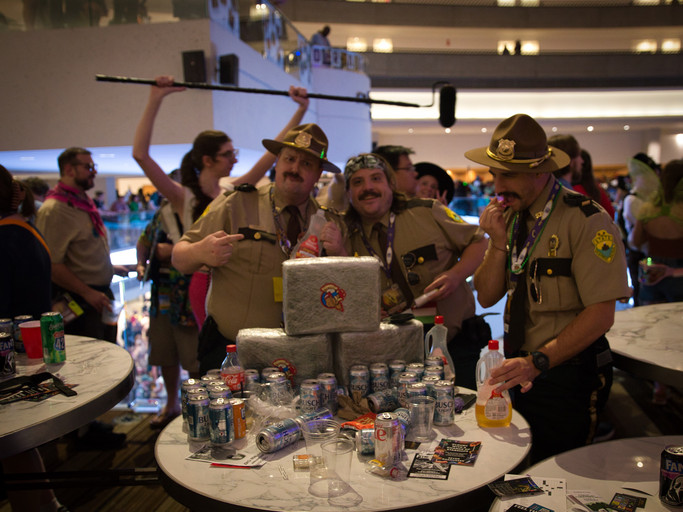 DC Super Troopers And Boom Mic Guy